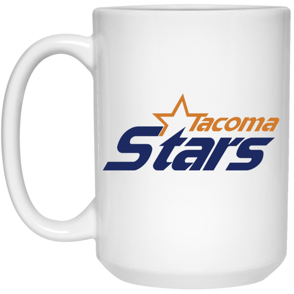 Tacoma Stars Mug 15oz Glossy Ceramic MISL Soccer color White