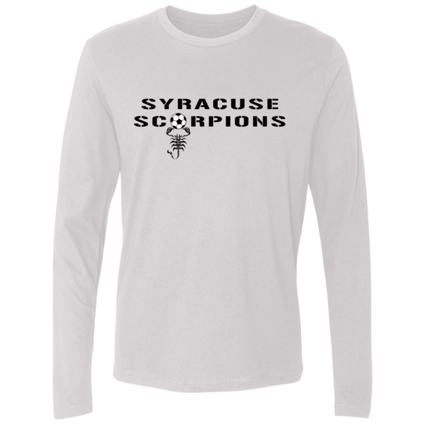 Syracuse Scorpions Long Sleeve Shirt ASL Soccer color White