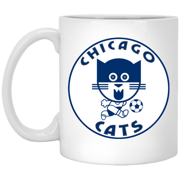 Chicago Cats Mug 11oz Ceramic Mug ASL Soccer color White