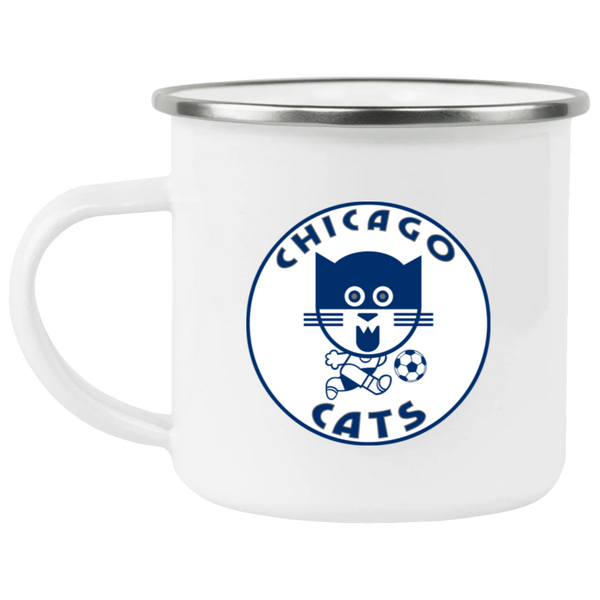 Chicago Cats Camping Mug 12oz Enamel ASL Soccer