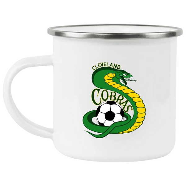 Cleveland Cobras Camping Mug 12oz Enamel ASL Soccer