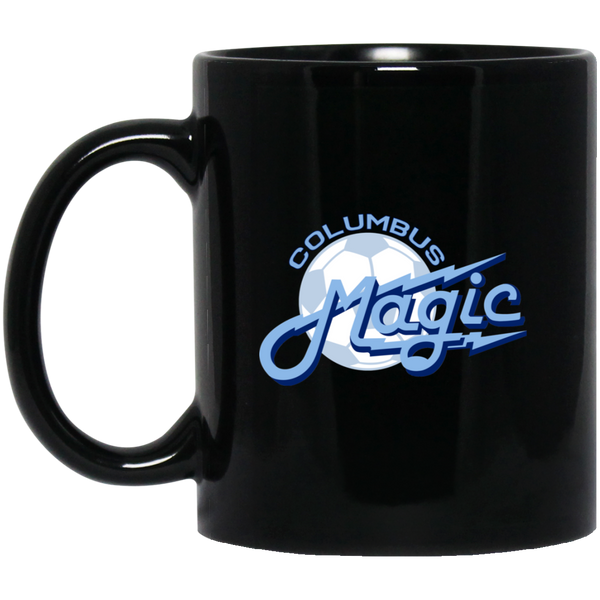 Columbus Magic Mug 11oz Black Glossy Ceramic ASL Soccer