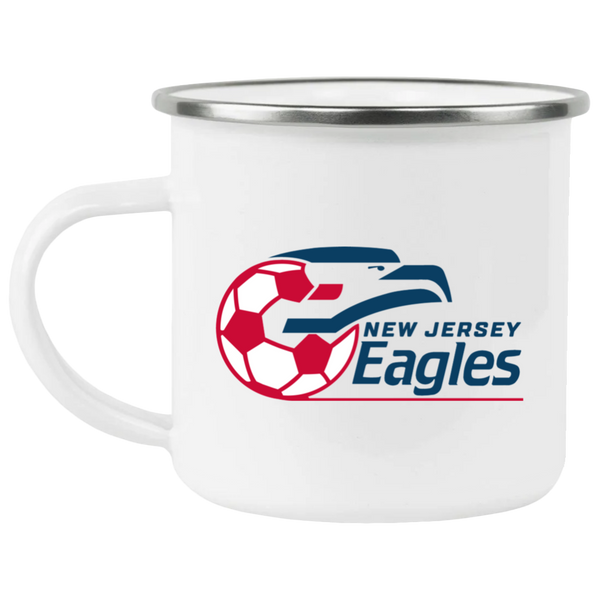 New Jersey Eagles Camping Mug 12 oz. Enamel ASL Soccer