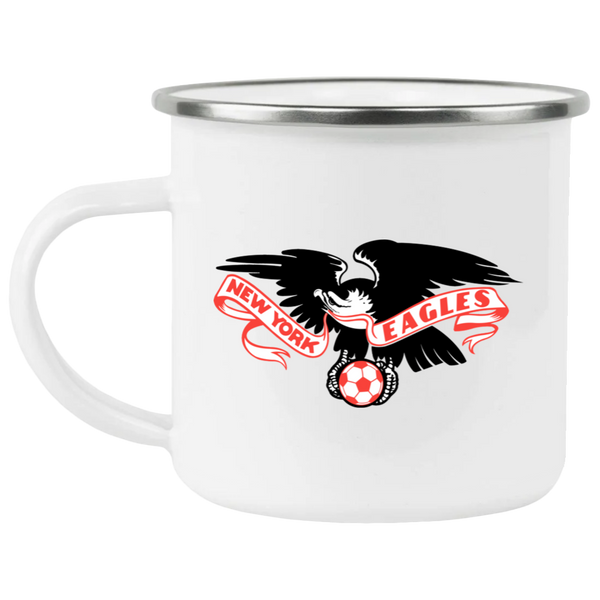 New York Eagles Camping Mug 12 oz. Enamel ASL Soccer