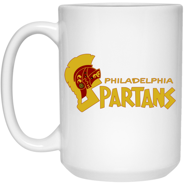 Philadelphia Spartans Mug 15 oz. Glossy Ceramic ASL Soccer