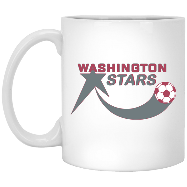 Washington Stars Mug 11 oz. White Glossy Ceramic ASL Soccer