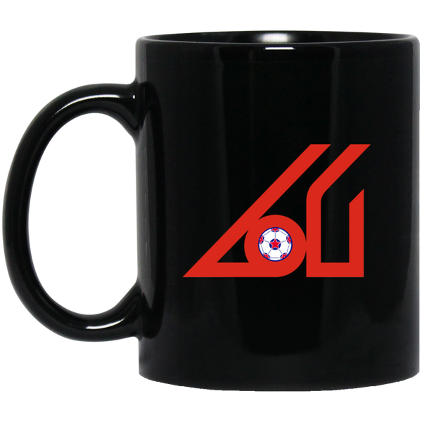 Atlanta Apollos Mug 11 oz. Black Glossy Ceramic NASL Soccer