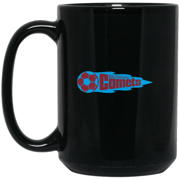 Baltimore Comets Mug 15 oz. Black Glossy Ceramic | NASL Soccer