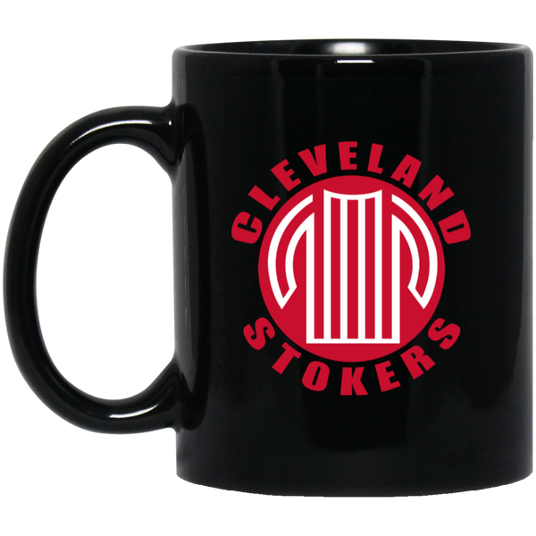 Cleveland Stokers Mug 11 oz. Black Glossy Ceramic NASL Soccer