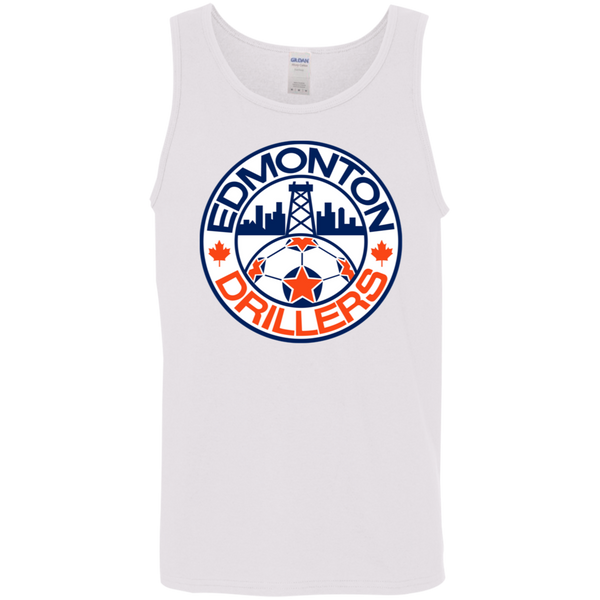 Edmonton Drillers Tank Top Classic NASL Soccer color White