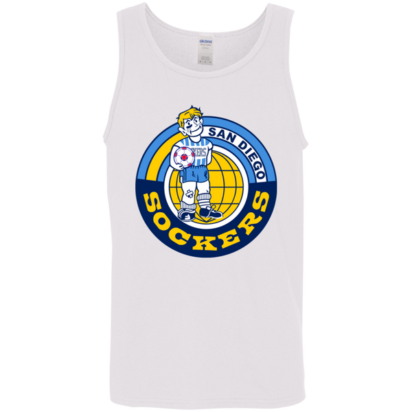 San Diego Sockers Tank Top Classic NASL Soccer color White