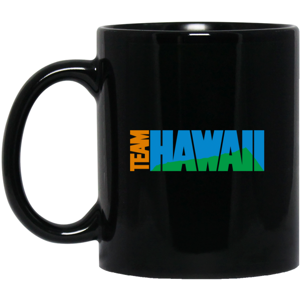 Team Hawaii Mug 11 oz. Black Glossy Ceramic NASL Soccer