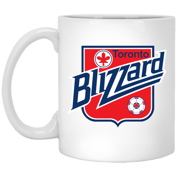 Toronto Blizzard Mug 11 oz. Glossy Ceramic NASL Soccer color White