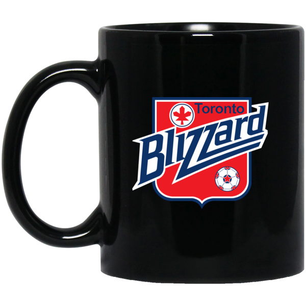 Toronto Blizzard Mug 11 oz. Black Glossy Ceramic NASL Soccer