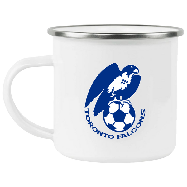 Toronto Falcons Camping Mug 12 oz. Enamel NASL Soccer color White
