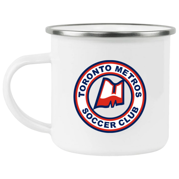 Toronto Metros Camping Mug 12 oz. Enamel NASL Soccer color White