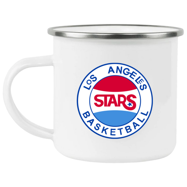 Los Angeles Stars Camping Mug 12 oz. Enamel ABA Basketball Team