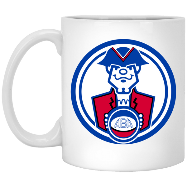 Virginia Squires Mug 11 oz. White Glossy Ceramic ABA Basketball Team