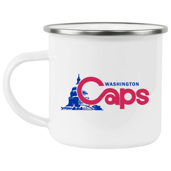 Washington Caps Camping Mug 12 oz. Enamel ABA Basketball Team