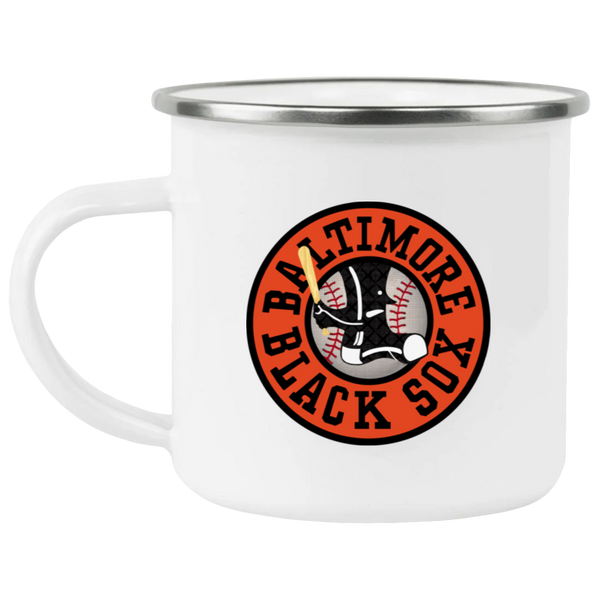 Baltimore Black Sox Camping Mug 12 oz. Enamel Negro Leagues Baseball Team