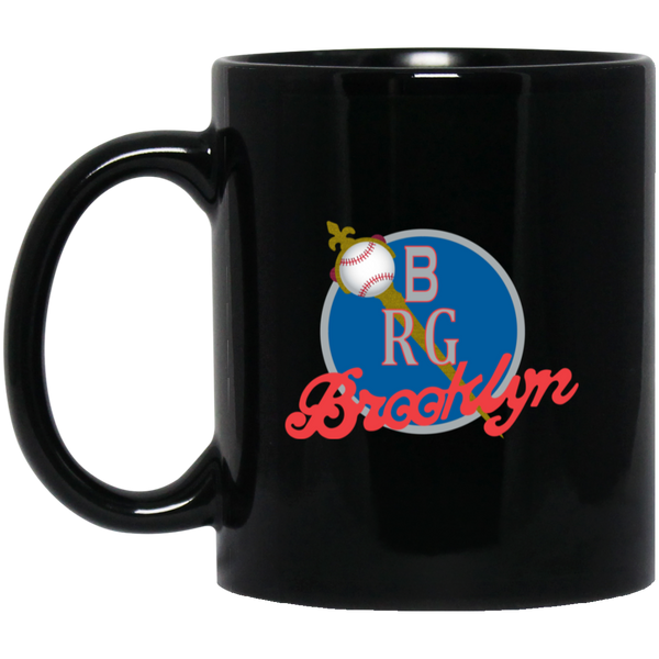 Brooklyn Royal Giants Mug 11 oz. Black Glossy Ceramic Negro Leagues Baseball Team