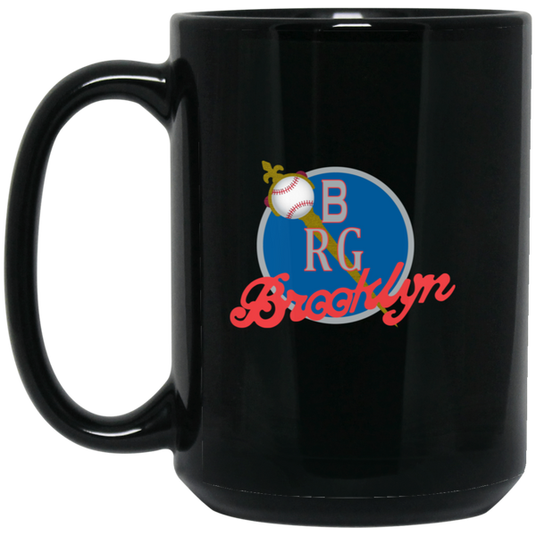 Brooklyn Royal Giants Mug 15 oz. Black Glossy Ceramic Negro Leagues Baseball Team