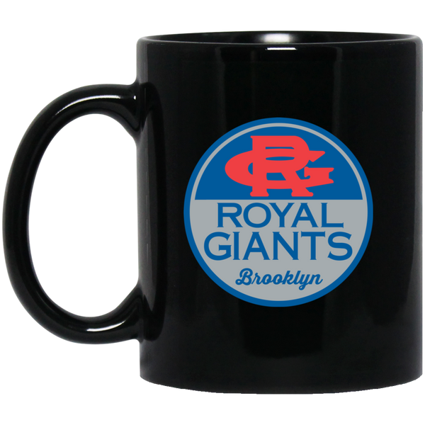 Brooklyn Royal Giants Mug 11 oz. Black Glossy Ceramic Negro Leagues Baseball Team