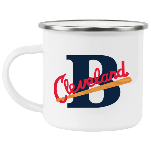 Cleveland Buckeyes Camping Mug 12 oz. Enamel Negro Leagues Baseball Team
