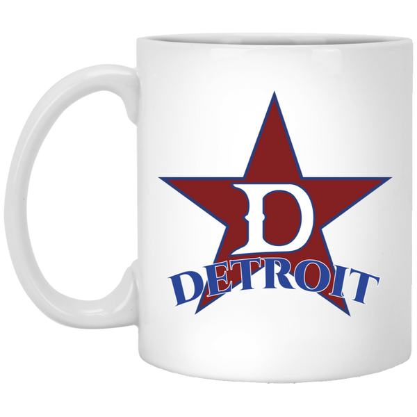 Detroit Stars Mug 11 oz. Ceramic Negro Leagues Baseball Team color 
White