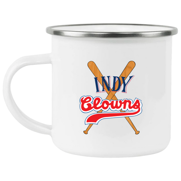 Indianapolis Clowns Camping Mug 12 oz. Enamel Negro Leagues Baseball Team