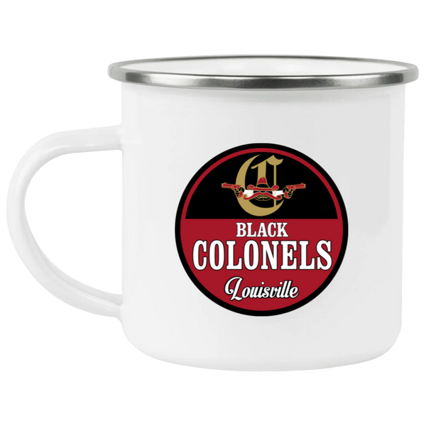 Louisville Black Colonels Camping Mug 12 oz. Enamel Negro Leagues Baseball Team