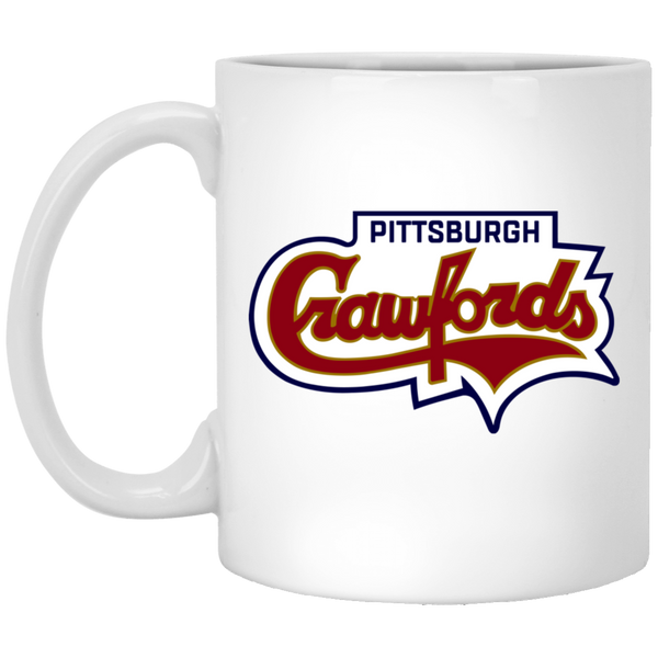 Pittsburgh Crawfords Mug 11 oz. Ceramic Negro Leagues Baseball Team color White