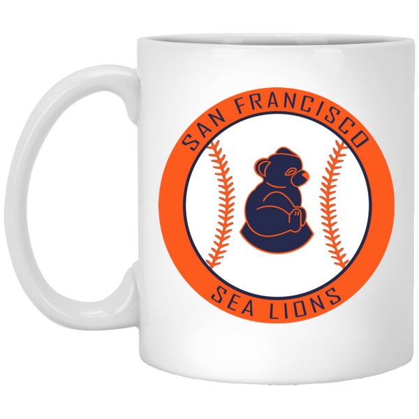 San Francisco Sea Lions Mug 11 oz. Ceramic Negro Leagues Baseball Team color White