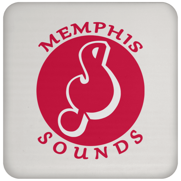Memphis Sounds ABA Basketball Team Drink Coaster color White