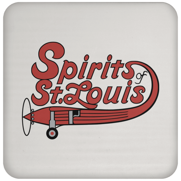 St. Louis Spirits ABA Basketball Team Drink Coaster color White