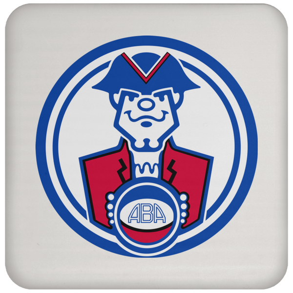 Virginia Squires ABA Basketball Team Drink Coaster color White