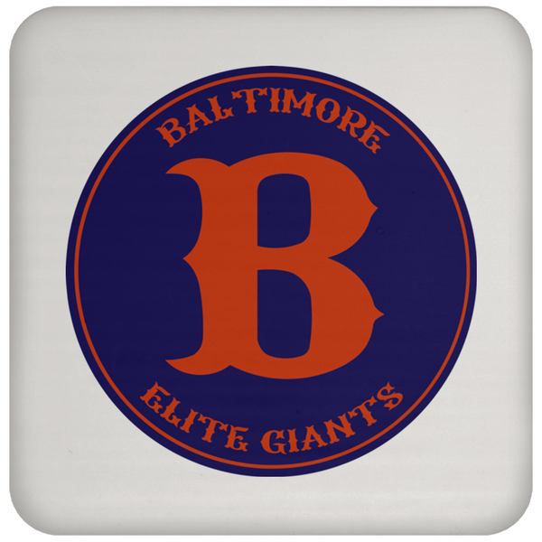 Baltimore Elite Giants Drink Coaster Negro Leagues Baseball color White
