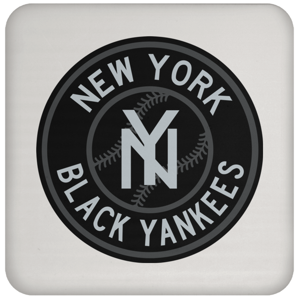 New York Black Yankees Negro Leagues Baseball Drink Coaster color White