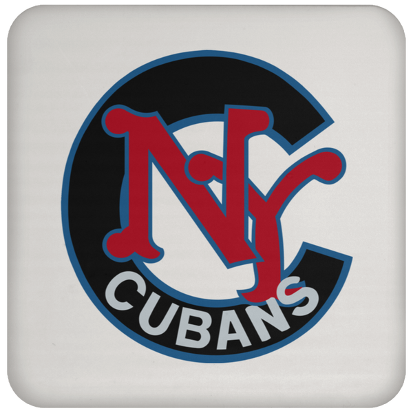 New York Cubans Negro Baseball League Drink Coaster color White
