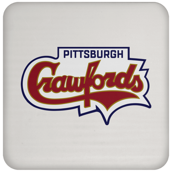 Pittsburgh Crawfords Negro Baseball League Drink Coaster color White