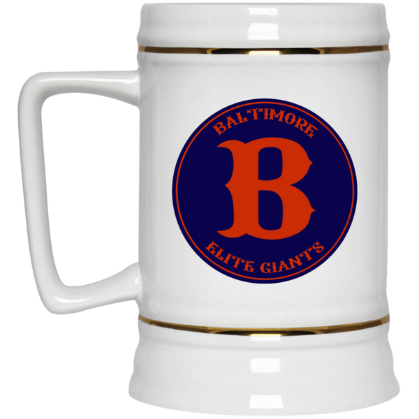 Baltimore Elite Giants Ceramic Beer Stein Mug 22 Oz. Capacity Negro Leagues Baseball color White