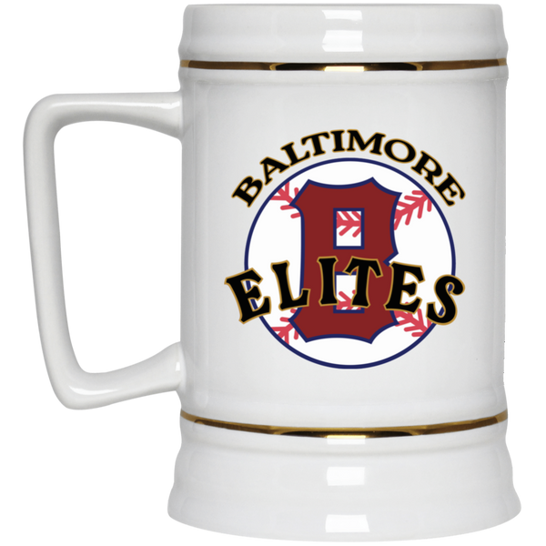 Baltimore Elites Beer Stein Mug Ceramic 22 Oz. Capacity Negro Leagues Baseball color White
