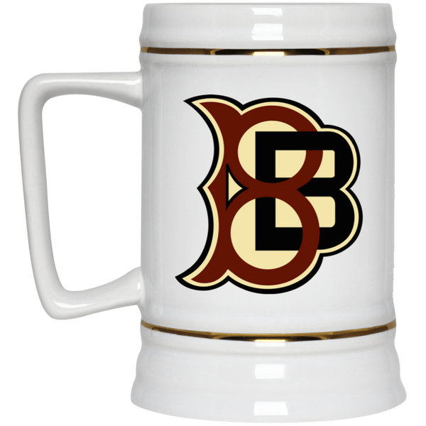 Boston Blues Negro Leagues Ceramic Beer Stein Mug 22 Oz. Capacity color White
