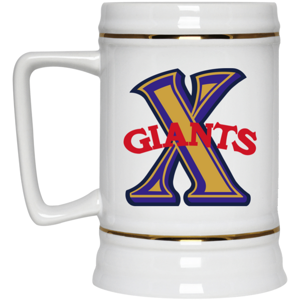 Cuban X-Giants Ceramic Beer Stein Mug 22 Oz. Capacity Negro Leagues Baseball color White