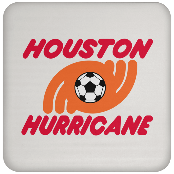 Houston Hurricane NASL Soccer Team Coaster Pad color White