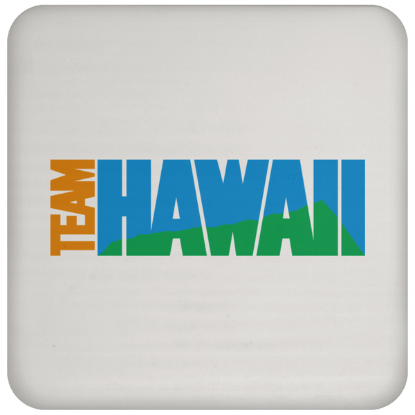 Team Hawaii NASL Soccer Team Drink Coaster Pad color White