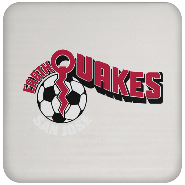 San Jose Earthquakes NASL Soccer Team Coaster Pad color White