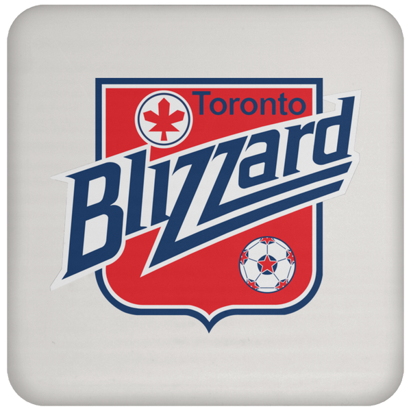 Toronto Blizzard NASL Soccer Team Drink Coaster Pad color White