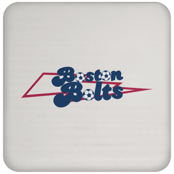 Boston Bolts Drink Coaster Table Pad ASL Soccer Team color White