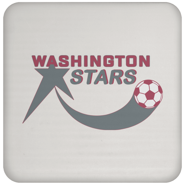 Washington Stars Drink Coaster Table Pad ASL Soccer Team color White